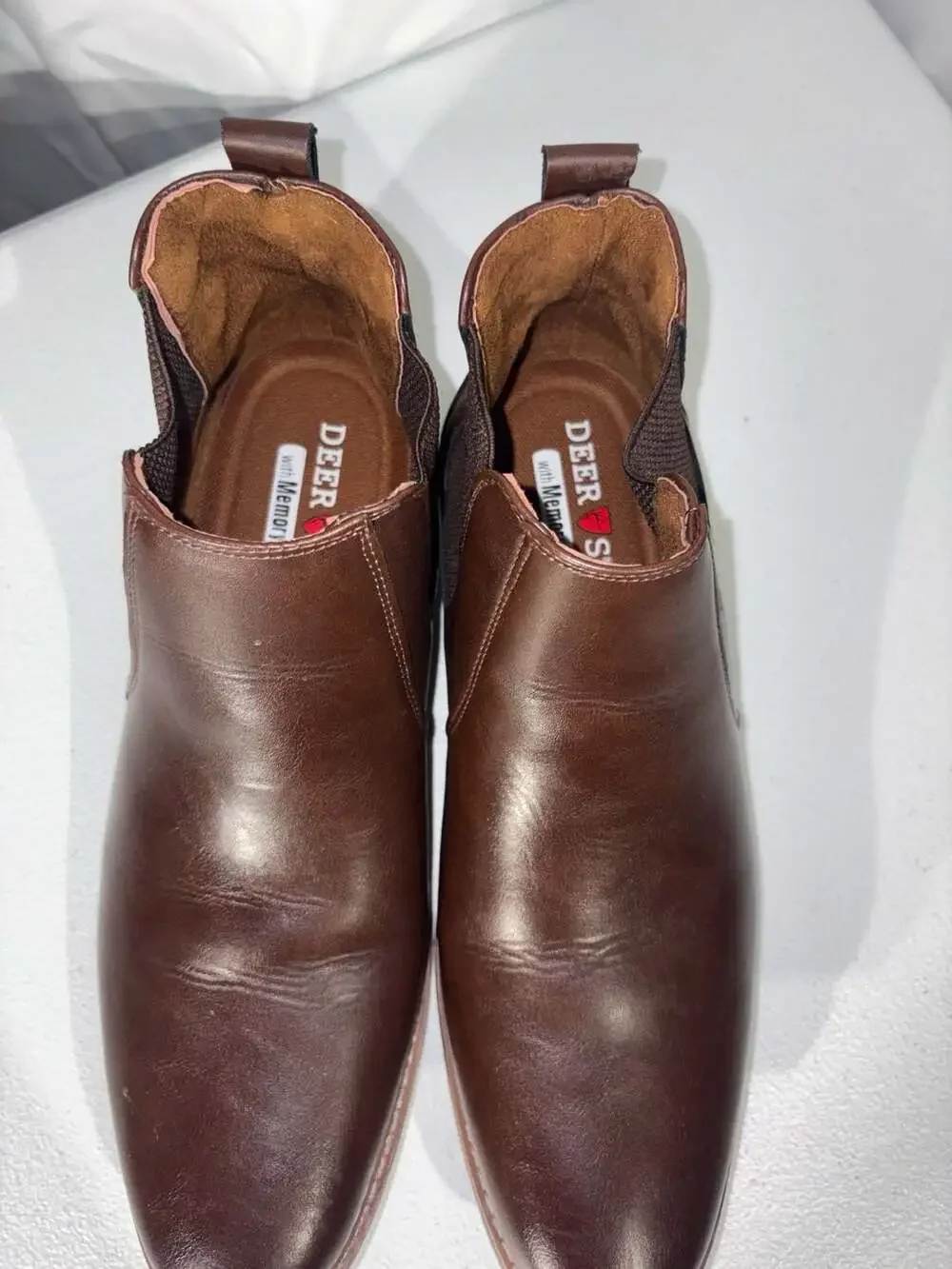Deer Stags Router Men's Memory Foam Chelsea Boots